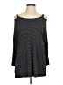 dalia Black 3/4 Sleeve Top Size L - photo 1