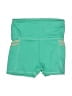 Style Me Color Block Green Athletic Shorts Size 24 waist (estimated) - photo 1
