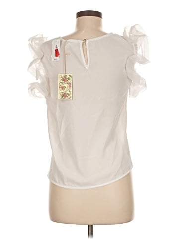 Mocha Sleeveless Blouse (view 2)