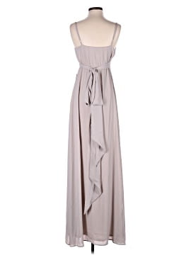 princess polly baby blue dress Off Shoulder Draped Satin Mini Dress with Belt - Brown
