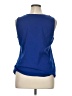 Croft & Barrow Blue Sleeveless Blouse Size 1X - photo 2