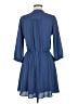 Lush Solid Blue Casual Dress Size M - photo 2