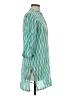 Roberta Roller Rabbit Chevron-herringbone Green Casual Dress Size S - photo 4