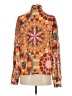 Flying Tomato 100% Polyester Orange Long Sleeve Blouse Size S - photo 2