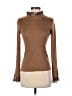 Quiz Animal Print Brown Turtleneck Sweater Size S - photo 1