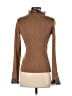 Quiz Animal Print Brown Turtleneck Sweater Size S - photo 2