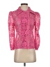 Curations 100% Polyester Pink 3/4 Sleeve Blouse Size XS - photo 1