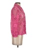 Curations 100% Polyester Pink 3/4 Sleeve Blouse Size XS - photo 4