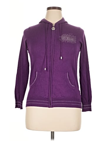 BCBGMAXAZRIA Zip Up Hoodie (view 1)