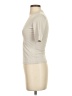 Express 100% Polyester Ivory Short Sleeve Turtleneck Size XS - photo 5