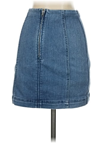 Free People Denim Skirt (view 2)