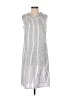 Assorted Brands Stripes White Casual Dress Size 2 - photo 1