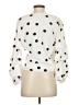 Bar III Polka Dots Ivory 3/4 Sleeve Blouse Size XS - photo 2
