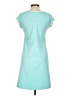 Lesley Evers Solid Teal Casual Dress Size S - photo 2