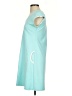 Lesley Evers Solid Teal Casual Dress Size S - photo 5
