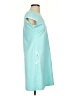Lesley Evers Solid Teal Casual Dress Size S - photo 4