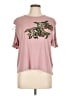 Buffalo by David Bitton Pink Short Sleeve Top Size L - photo 1