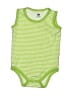 Hb 100% Cotton Stripes Green Short Sleeve Onesie Size 3-6 mo - photo 1