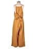 Greylin Solid Tan Yellow Jumpsuit Size M (petite) - photo 2
