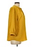 Unbranded Yellow 3/4 Sleeve Blouse Size L - photo 4