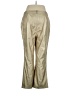 Halogen 100% Polyester Metallic Gold Khakis Size 14 - photo 2