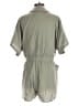 Zara Solid Green Romper Size M - photo 2