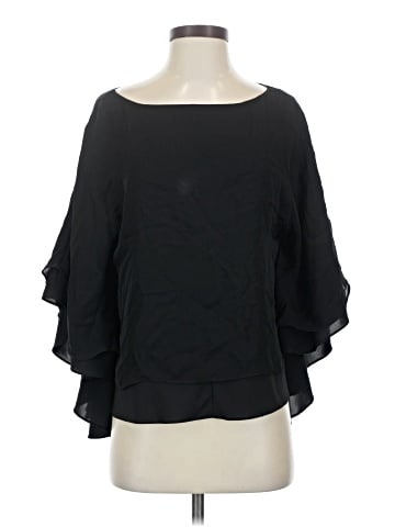 Alice + Olivia 3/4 Sleeve Silk Top (view 1)
