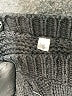 Unbranded Solid Black Pullover Sweater Size S - photo 7