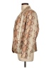 Chico's 100% Polyester Animal Print Tan Blazer Size Lg (2) - photo 5