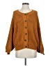 Shape 100% Pima Cotton Brown Cardigan Size XS - photo 1