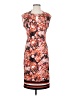 Beige by ECI Print Orange Cocktail Dress Size 4 - photo 1