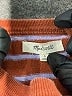 Madewell 100% Cotton Stripes Orange Pullover Sweater Size S - photo 7
