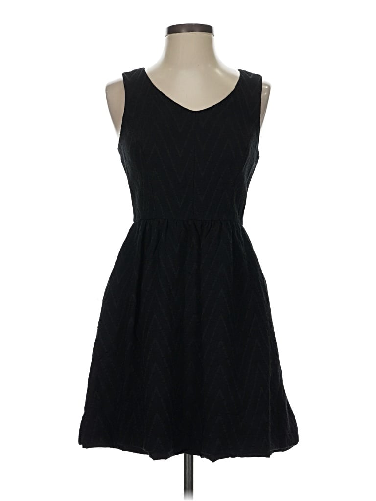 Pre-owned Kaari Blue Casual Dress In Black