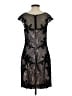 Decode 1.8 100% Polyester Floral Black Cocktail Dress Size 2 - photo 2