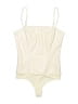 Express 100% Polyurethane Ivory Bodysuit Size XS - photo 1
