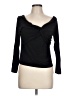 Ann Taylor LOFT Black Long Sleeve Top Size L - photo 1