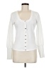 Jennifer Lopez Ivory Long Sleeve Blouse Size M - photo 1