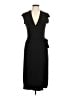 Bisou Bisou 100% Polyester Solid Black Cocktail Dress Size 8 - photo 1