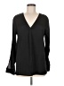 Ann Taylor 100% Polyester Black Long Sleeve Blouse Size M - photo 1