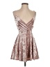 Love, Fire Metallic Silver Cocktail Dress Size S - photo 1