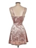 Love, Fire Metallic Silver Cocktail Dress Size S - photo 2