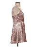 Love, Fire Metallic Silver Cocktail Dress Size S - photo 4