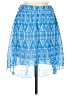 rue21 100% Polyester Print Blue Casual Skirt Size M - photo 1