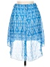 rue21 100% Polyester Print Blue Casual Skirt Size M - photo 2