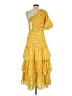 Veronica Beard Floral Yellow Cocktail Dress Size 6 - photo 2
