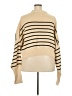 Carly Jean Stripes Tan Ivory Pullover Sweater Size 2X - photo 2