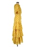 Veronica Beard Floral Yellow Cocktail Dress Size 6 - photo 4