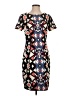 Talbots Graphic Black Casual Dress Size 4 - photo 1