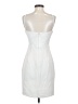 Halston 100% Polyester Solid White Cocktail Dress Size 2 - photo 2