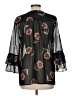 CAbi 100% Polyester Black 3/4 Sleeve Blouse Size M - photo 2